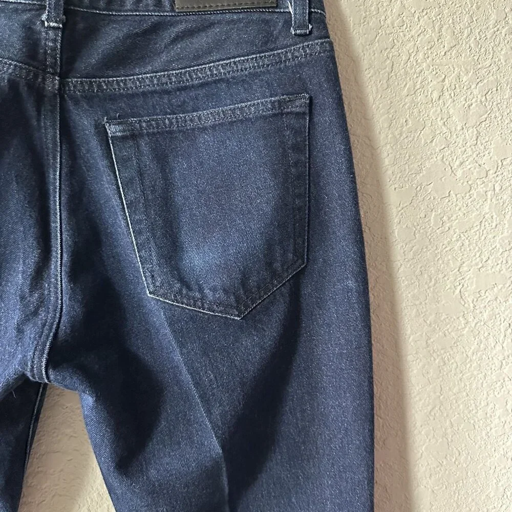 Acne Mic A Low Rise Jeans in Dark Wash - Picture 6 of 12